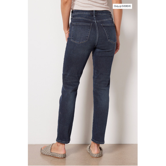 EVEREVE NWT High Rise EVER Straight Dark Wash Denim Jean // 00 - Picture 3 of 13